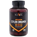 Kiva Premium Ceylon Cimet v prahu Kapsule (120 Veggie Kapsule), Pure Ceylon cimet iz Šrilanke, Vegan, Ne-GMO, Gluten-free