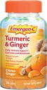 Emergen-C Citrus-Ginger Gummies, Kurkuma in ingver, Imunska podpora naravne arome z visoko jakostjo vitamina C, Nazaj v šolske bistvenosti - 36 grof