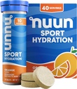 Nuun Sport: Electrolyte Drink tablete, Orange, 10 Število (Pack 4)