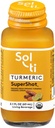 Sol-ti Organski kurkum SuperShot Drink, Črna paprika povečuje absorpcijo in biorazpoložljivost kurkumina v kurkumiju za pomoč v skupni podpori, SuperFood, 12 Pack (2.1 Fl oz)