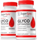 NutraRize (2 pakiranji) Sugar Sync Glyco Optimizer Kapsule, Uradni sladkorSync Glyco Optimiser, Sugar Sync Joint Optimizer, Sugar Sync Gluco Cleanse Formula, SugarSync Glycol Mnenja (120 kapsul)