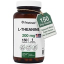 Pristine L Theanine Sleep Quality Support Amino Acid Supplement - 200MG 150 Day Supply - Sproščanje in podpora razpoloženju Kapsule - Vegan ne-GMO & Gluten Free
