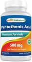 Best Naturals Pantotenska kislina 500 mg 120 tablet
