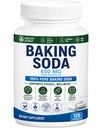 Naravna peka Soda kapsule - 650 mg Pečenje Soda tablete za ledvice in želodčno kislino - natrijeve bikarbonat tablete, bikarbonat Soda, bikarbonat de Sodio para Tomar, natrijev bikarbonat 650 mg tablete