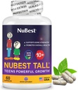 NuBest Tall 10+ Premium Bone Strength Formula, Izboljšana imuniteta in splošno zdravje za starost 10+ s kalcij, vitamin D3, vitamin K2 in multivitamini 