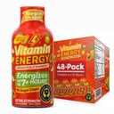 Vitamin Energy Focus+ Extra Energy Shot Tropical Infusion 48 Pack, 260mg Naravni kofein, B-vitamini, CoQ10, Aminokisline, Fokus, Produktivnost in čistost, Zero Sugar, Gluten-free, 1,93 fl oz