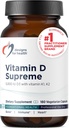 Designs for Health Vitamin D Supreme - Vitamin D 5000 i.e. z 2000mcg Vitamin K kot MK4 za zdravje kosti, zdravja srca, razpoloženja in imunske podpore - Vitamin D3 Okrepljeno z GG dodatek (180 Kapsule)