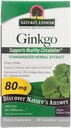 Ginkgo Leaf vegetarijanske kapsule, 60-Count