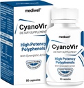 CyanoVir – Napredna Imunska podpora Formula – Quercetin, Luteolin, Apigenin, EGCG – Promocija Imunsko zdravje, Celularna zaščita in obnova in dihalne funkcije – Made in The ZDA