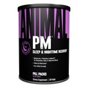 Animal PM - Pomoč za spanje za odrasle Nenavadno oblikovanje Relaksacija Povečevalec in Mood Podpora z Melatonin, L-Theanin, Zilarija, cink, magnezij, vitamin B6, GABA + AKG Anabolic Stack Supply, 30 Count