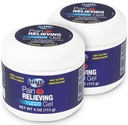 Blue Goo Pain Relief Gel – za hrbet, vrat, mišice in bolečine v sklepih, hitro ukrepanje hlajenje in blažitev z 100% Pure Emu olje, 4 oz (2 paket)