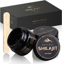 Shilajit Naravni himalajski organski resin 20 Grams, Pure Shilajit dodatek Obogatena Fulvična kislina & 85+ Trace Minerali, Rastlinska hranila za energijo, Podpora Presnova in imunski sistem