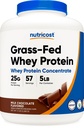 Nutricost Grass-Fed Whey Protein Concentrat (Chocolate) 5LBS - nedenaturiran, ne-GMO, naravne arome...