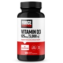FORCE FACTOR Vitamin D3 5000 i.e. softgels, visokopotenzivna vitamin D dodatek za podporo imunitete in zdravje kosti, Premium kakovost, Brez konzervansov, 120 Softgels