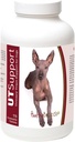 Zdrave pasme Xoloitzcuintli Cranberry Žvečilni kosmiči - UT podpora - Učinkovito v boju škodljive bakterije & preprečevanje okužbe v vašem psu Bladder - 75 Count
