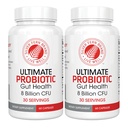 Srebrni Fern Ultimate Probiotic 2-Pack – probiotiki za ženske in moške – 8 milijard CFU Spore-Forming Gut Health Supplement – DNK Preverjeni, Vegan probiotik, Rok uporabnosti, visoka obstojnost – 120 kapsul