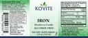 Liquid Iron 10 mg - Increase Energy and Blood Levels Without Nausea or Constipation – Liquid Iron Drops for Men, Women, and Kids - BlackBerry Vanilla Flavor - 4 fl oz. Kosher Certified