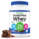 Orgain Whey Protein Powder, kremna čokoladna krema - 21g Mlečni proteini, 5g BCAA, 4g predbiotične vlaknine, brez dodanega sladkorja, brez dodanih hormonov, gluten brez, Košir, za stresanje in napitke - 1,82lb