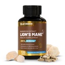 Pomožne kapsule Lion Mane, goba Lion Mane 1200 mg, podpora možganov in imunskega sistema, ne-GMO, ne-gluten, vegansko-prijateljski, levji maniški prašek, 120 števk