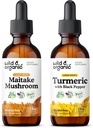 Tinktura gob Maitake 2 fl oz & kurkuma Tinktura 2 fl oz