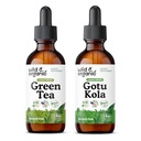 Divji in organski zeleni čaj Tinktura 2 fl oz & Gotu Kola Tinktura 2 fl oz