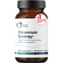 Designs for Health Chromium Synergy - Non-GMO Chromium Nicotinate Glycinate Chelate dodatek z Vanadium, Vitamin D, Mangane, Cink + Taurin - Cimet Powder Base (90 kapsul)