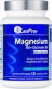 CanPrev Magnezijev Biglicinat Chellient 80mg Ultra Gentle 120 V-Caps 120-Day Supply - Podpora mišice funkcijo, kosti moč in sprostitev, Čisti magnezijev biglicinat Formula, Spodbujanje Comfort & Balance