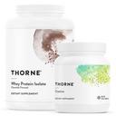 THORNE - Izolat sirotkinih beljakovin in kreatin Combo - Boost Muscle Support and Energy - NSF Certified for Sport - 30 do 90 Servisi