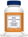 Vitamin Shoppe NAC N-Acetil-L-Cysteine – spodbuja zdravje celic, podporo imunskemu in antioksidantu - 600 MG (50 kapsul)