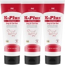 K-Plus kalijev glukonat Ledvični gel Plus brusnica in EPA za pse in mačke - Veterinarsko odobreno ledvično dopolnilo - podpira ravnovesje kalija -(3 pakiranje)