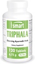 Superpametni - Trifala 6.75 g Per Serving - z Amlo, Behada & Harada - Notranji čistilec za prebavo - Naravni Detox dodatek 