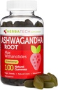 Ashwagandha Gumies za moške in ženske - Najmočnejša 1500mg Formula (100 Gummies) 3% Withanolides Cortisol Bloker za lajšanje, pomiritev in sprostitev iz Herbatech dopolnil