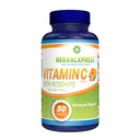 Herbalxpress Vitamin C 500mg z Rose HIPS, Askorbinska kislina & Citrus Bioflavonoidi 50 Tablete (1 Tub) - Močni Duo:- Dopolnilni pristop za povečanje imunskega sistema.