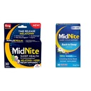 MidNite time release 6mg Melatonin 30 tablete & nazaj v spanje 1.5mg Melatonin 30 češnje arome žvečljive tablete pomoč v spanju paket