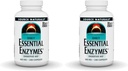 Vir Naturals Essential Enzymes 500mg Bio-Uravnani več Encim dopolnilo rastlinska obramba za prebavljanje, plin, zaprtje in napihnjenost - podpira imunski sistem - 240 Kapsule (Pack po 2)