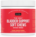 Naravne Rapport Dog Bladder podpora - edini Bladder podpora žveči psi potrebujejo - 120ct dopolnila, ki vsebujejo brusnice in D- manoza za pomoč pri delovanju ledvic