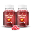 BeLive Apple Cider kislega sladkorja brez žvečilnih gumijev – odlična za prebavo in zdravo dieto – brez glutena, brez glukoze Sirup, ACV Gumies Alternativno za kapsule in pijačo (120 Ct) – 2 pakiranji