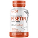 Naravne fuzije Nutri Fisetin 500mg 32 Število - Klinični odmerek - Fisetin dopolnila - Močni senolitični aktivator, Antioksidant, & Podpora možganov - Naravni polifenoli - 32 Število