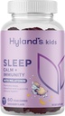 Hyland's Kids Sleep Calm & Immuniteta Podpora z Melatonin, Sleep Aid Gummies z vitaminom C, cink, Elderberry & Kamilica, Pomaga pri nespečnosti in nemiru, 60 Vegan Gummies