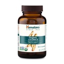 Himalaja Organic Licorice, 60 dnevna dobava - Prebavni zdravstveni dodatek za razdražljive želodčne težave in občasno napihnjenost in zgago - USDA Organic, Vegan, Non-GMO, Non-DGL, Gluten Free, 60 Caplets