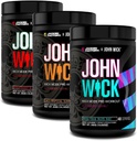 Jacked Factory X John Wick - Wick Mode Pre Workout Powder - intenzivna energija, bojno pripravljen fokus, neustavljiva zaveza in čista volja - 120 Serving (3-Pack)
