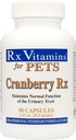Rx Vitamini Cranberry tablete za pse - Cat urinary Tract Medicine Support - UTI zdravljenje za hišne ljubljenčke - Dog & Cat serin Relief Aid - 90 Cap.
