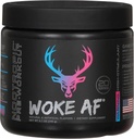 Woke Af pred treningom prašek, povečana energija, Miami, 333mg kofein, 20 strežnice