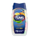 TUMS Ultra Strength Antacid Tablets for Chewable Heartburn Relief and Acid Indigestion Relief, Assorted Fruit - 72 Count