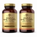 Solgar Ester-C Plus 500 mg Vitamin C (kompleks Askorbata) - 100 rastlinskih kapsul, pakiranje po 2 - antioksidant in imunodinamična podpora - ne- gensko spremenjeni organizmi, vegan, brez glutena, Košir - 200 skupnih servacij