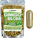 XPRS Nutra Ginkgo Biloba Kapsule - Gingko Biloba Inkapsulirani dodatki za kognicijo - Veganska prijazna Ginkoba Biloba - imuniteta povečanje Ginkgo Biloba Kapsule - 360 Število