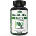 ZYY Pure Magnezij Glycinate Kapsule 1000mg Največja moč, klatiran za visoko absorpcijo Magnezij dopolnilo za spanje, mišice, možgane, kosti in srce, 3. stranka testirana, 180 Kapsule