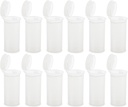 12 Pack prazna plastična tabletke steklenice s pokrovčki, nepropustno multi-Purpose 13 Dram tablete vsebnik s pop pokrovi za zdravila, dodatki, ali vse majhne predmete (Počisti prozorno)