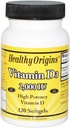 Zdravi izvori Vitamin D3 Softgels, 120 Število