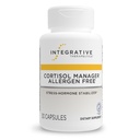 Integrativna terapevtska terapija Upravitelj kortizola Alergen Free - Adrenal Health Support Supplement for Health Stres Response* - Veganska, nematična in gluten-free - 30 kapsul (15 strežnikov)
